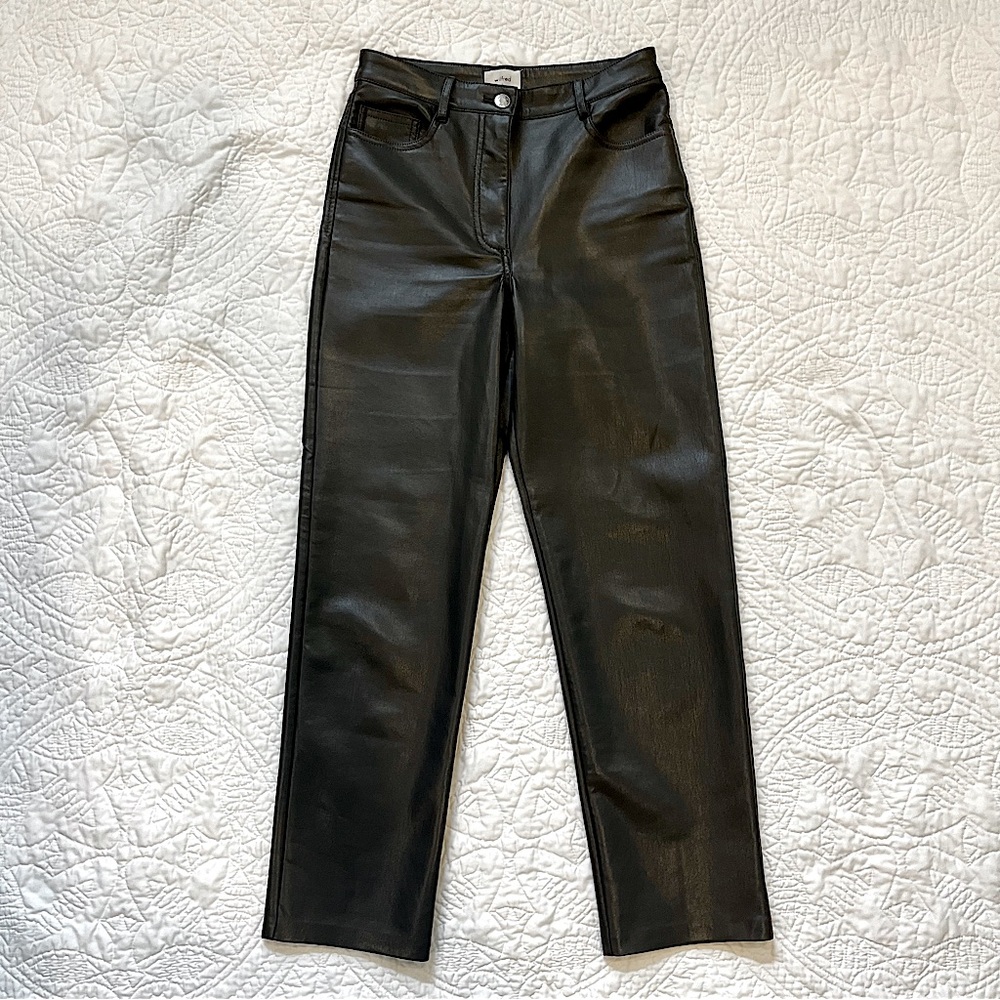 Wilfred Melina Pant High-waisted Vegan Leather Aritzia